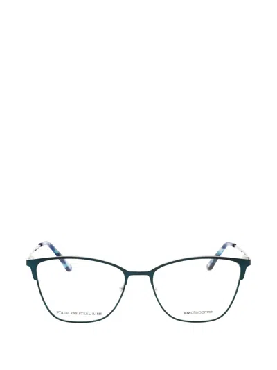 Liz Claiborne Butterfly-frame Glasses In Blue