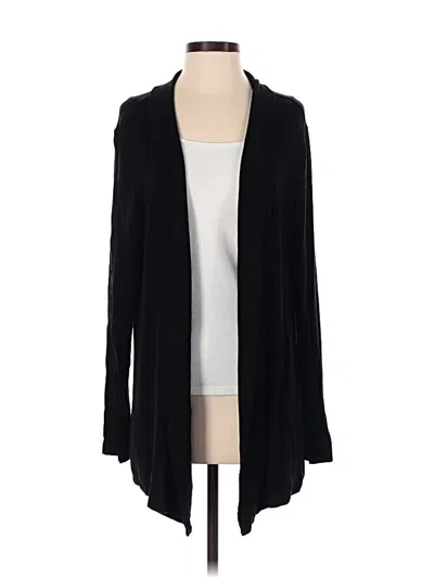 Pre-owned Liz Claiborne Cardigan Sweater In Black
