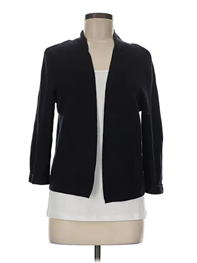 Pre-owned Liz Claiborne Cardigan Sweater In Black