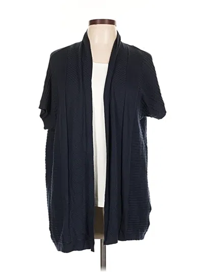 Pre-owned Liz Claiborne Cardigan Sweater In Blue