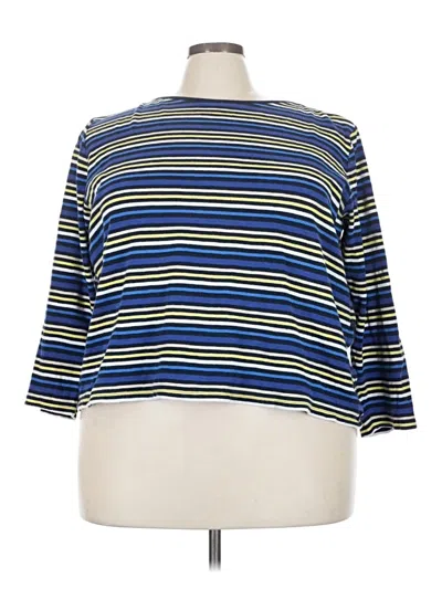 Pre-owned Liz Claiborne Cardigan Sweater In Blue