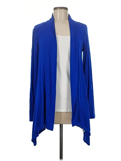 Pre-owned Liz Claiborne Cardigan Sweater In Blue