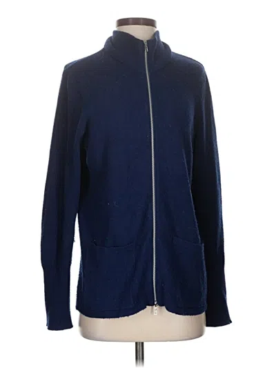 Pre-owned Liz Claiborne Cardigan Sweater In Blue