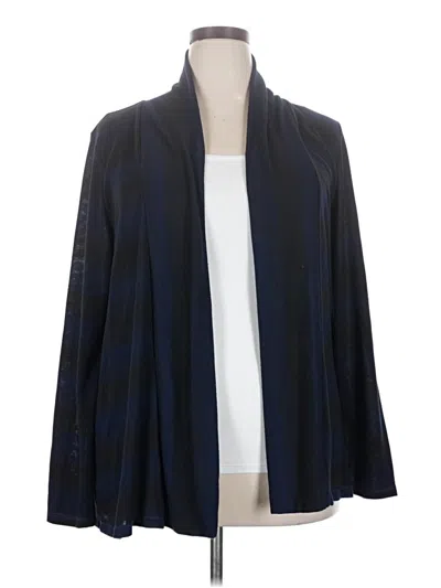 Pre-owned Liz Claiborne Cardigan Sweater In Blue