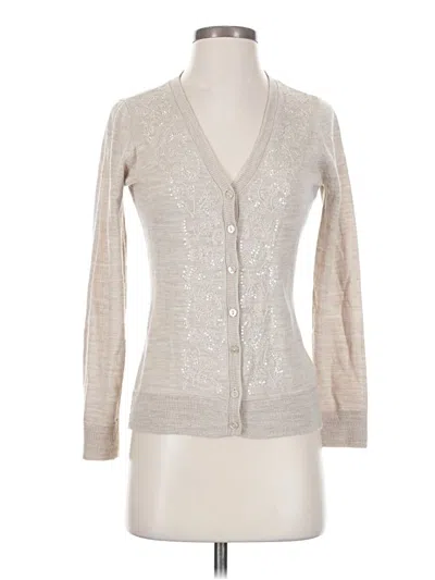 Pre-owned Liz Claiborne Cardigan Sweater In Brown