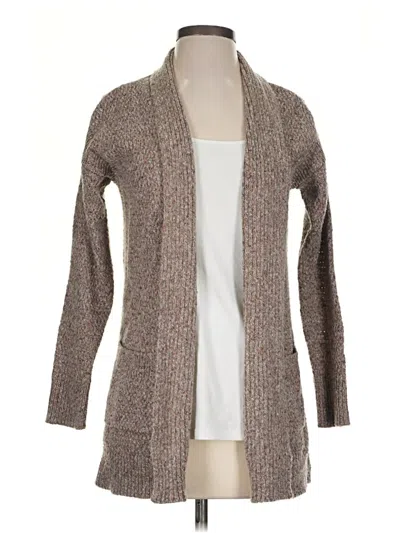 Pre-owned Liz Claiborne Cardigan Sweater In Brown