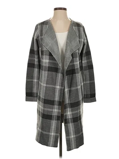 Pre-owned Liz Claiborne Cardigan Sweater In Gray
