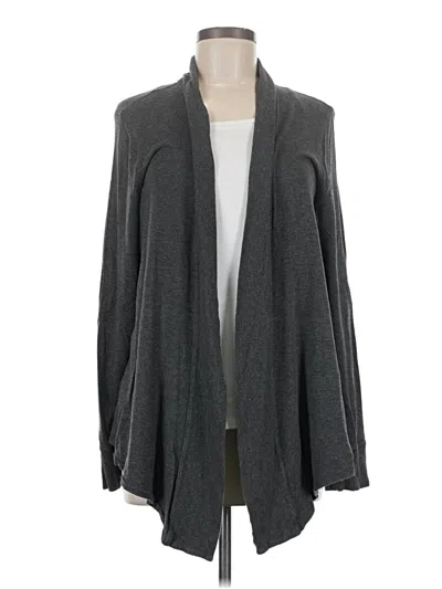 Pre-owned Liz Claiborne Cardigan Sweater In Gray