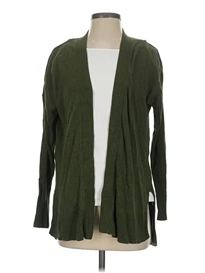 Pre-owned Liz Claiborne Cardigan Sweater In Green