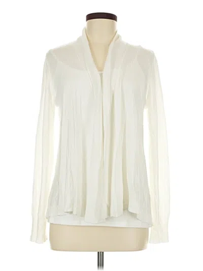 Pre-owned Liz Claiborne Cardigan Sweater In Ivory