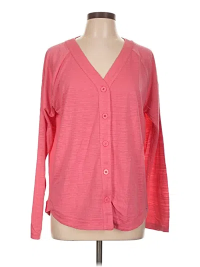 Pre-owned Liz Claiborne Cardigan Sweater In Pink