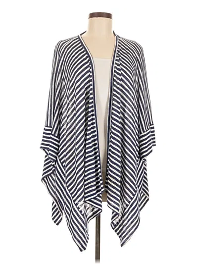 Pre-owned Liz Claiborne Cardigan Sweater In Silver