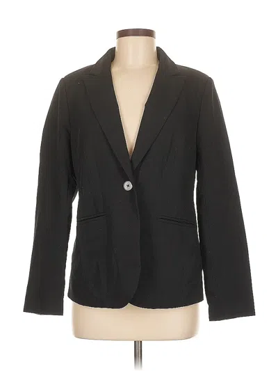 Pre-owned Liz Claiborne Career Blazer Jacket In Black