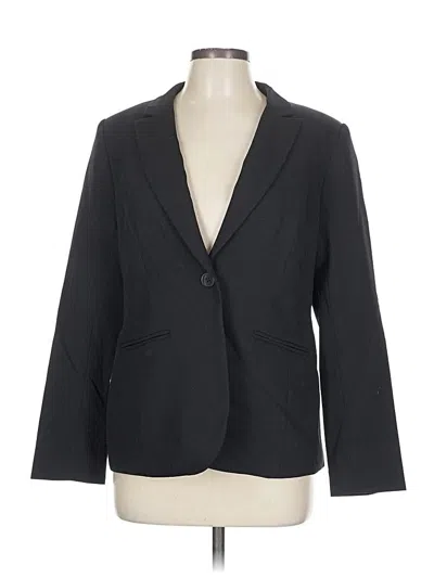 Pre-owned Liz Claiborne Career Blazer Jacket In Black