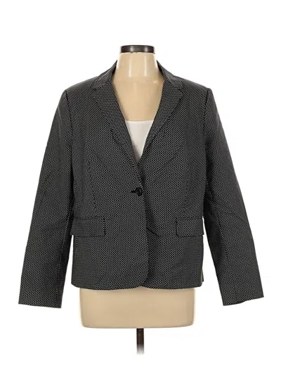 Pre-owned Liz Claiborne Career Blazer Jacket In Gray