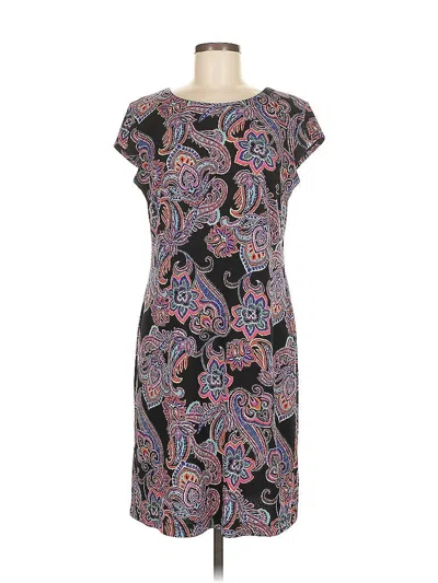 Pre-owned Liz Claiborne Career Casual Dress In Black