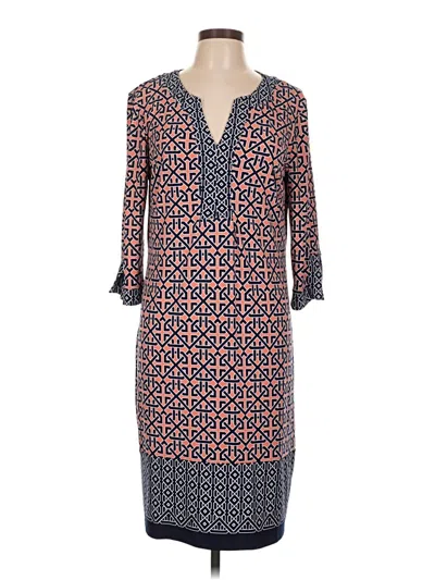 Pre-owned Liz Claiborne Career Casual Dress In Blue