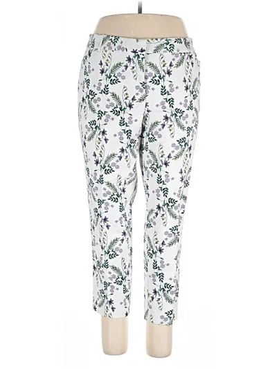 Pre-owned Liz Claiborne Career Casual Pants In White