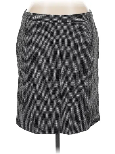 Pre-owned Liz Claiborne Career Casual Skirt In Gray
