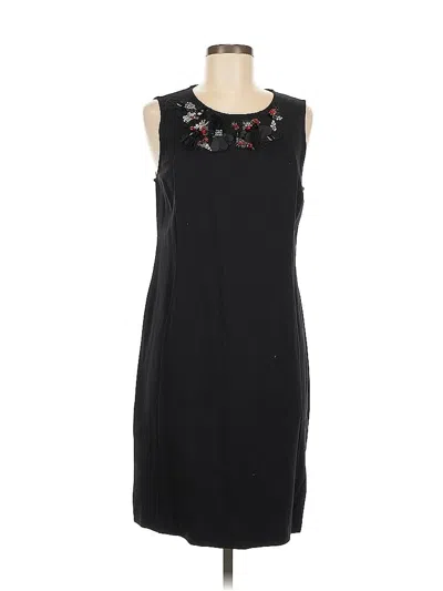 Pre-owned Liz Claiborne Career Cocktail Dress In Black