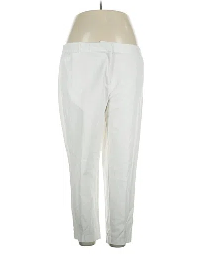 Pre-owned Liz Claiborne Career Jeggings In White