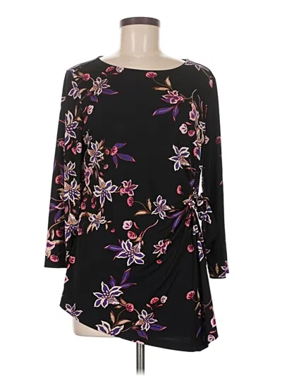 Pre-owned Liz Claiborne Career Kimono In Black