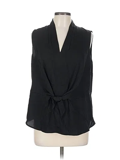 Pre-owned Liz Claiborne Career Sleeveless Blouse In Black