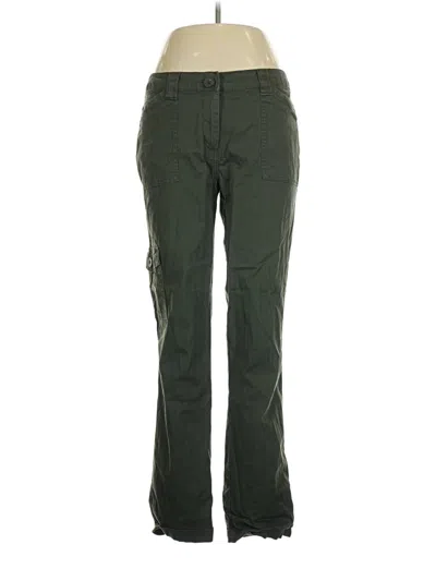 Pre-owned Liz Claiborne Cargo Pants In Green