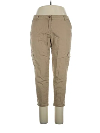 Pre-owned Liz Claiborne Cargo Pants In Tan
