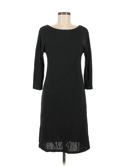 Pre-owned Liz Claiborne Casual Dress In Black