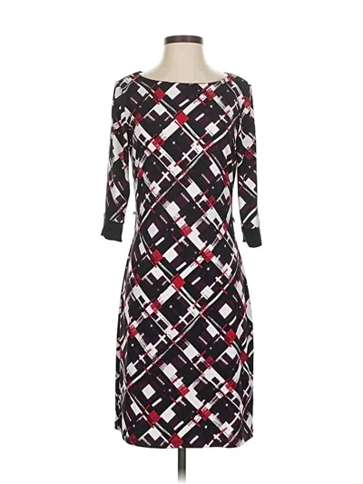 Pre-owned Liz Claiborne Casual Dress In Black