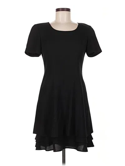 Pre-owned Liz Claiborne Casual Dress In Black