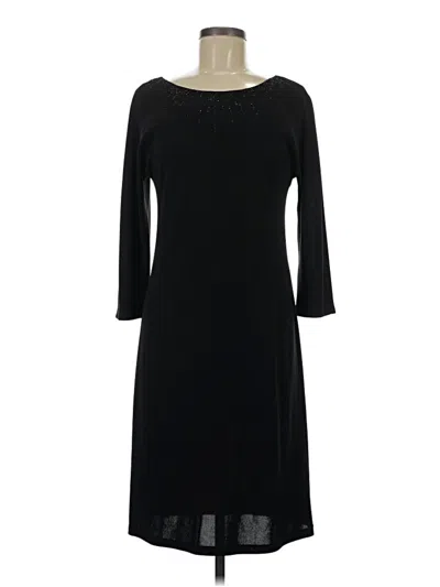 Pre-owned Liz Claiborne Casual Dress In Black
