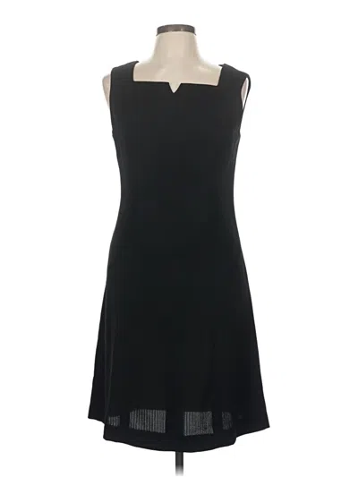Pre-owned Liz Claiborne Casual Dress In Black