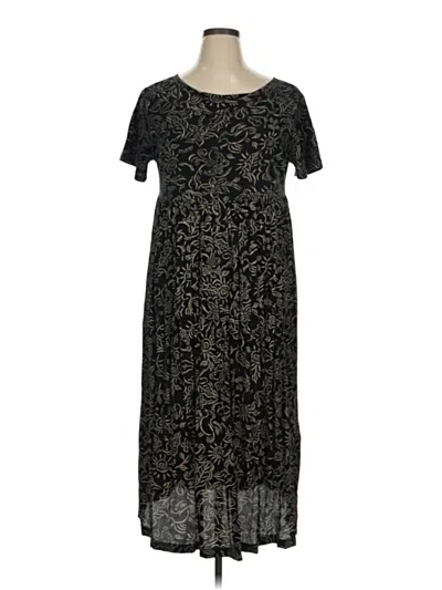 Pre-owned Liz Claiborne Casual Dress In Black