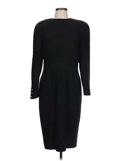 Pre-owned Liz Claiborne Casual Dress In Black