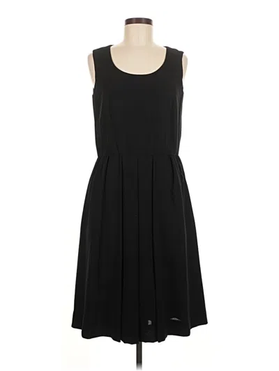 Pre-owned Liz Claiborne Casual Dress In Black