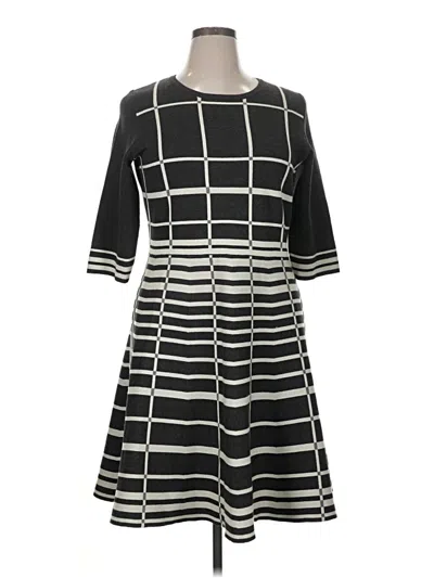 Pre-owned Liz Claiborne Casual Dress In Black