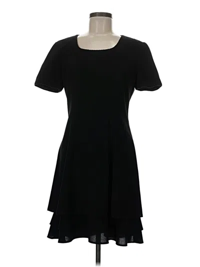 Pre-owned Liz Claiborne Casual Dress In Black