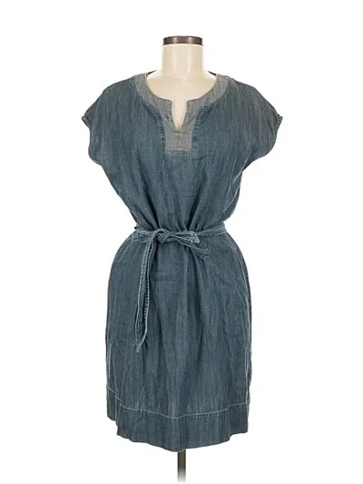 Pre-owned Liz Claiborne Casual Dress In Blue