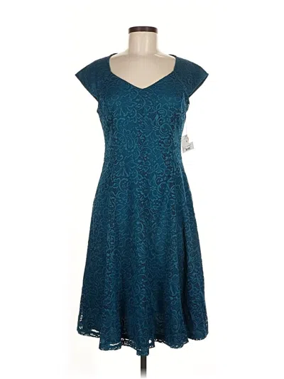 Liz Claiborne Casual Dress In Blue