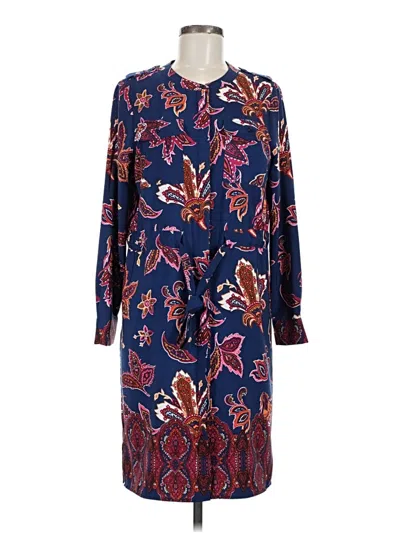 Pre-owned Liz Claiborne Casual Dress In Blue