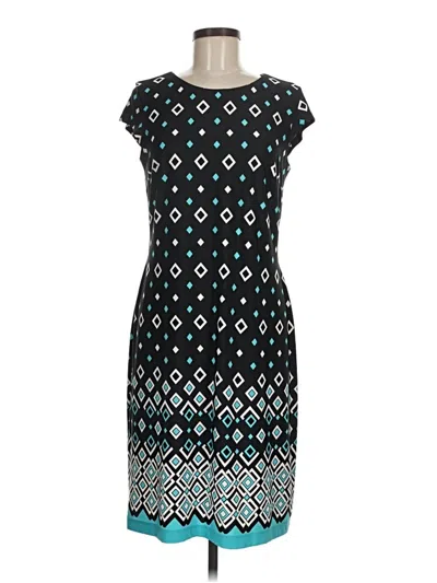 Pre-owned Liz Claiborne Casual Dress In Blue