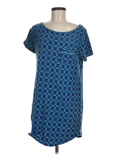 Pre-owned Liz Claiborne Casual Dress In Blue