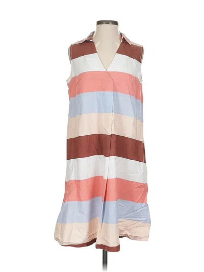 Pre-owned Liz Claiborne Casual Dress In Brown