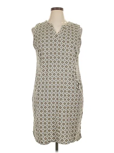 Pre-owned Liz Claiborne Casual Dress In Brown