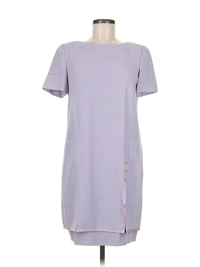 Pre-owned Liz Claiborne Casual Dress In Gray