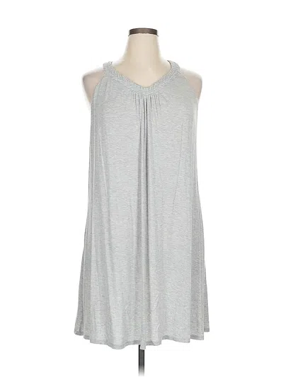 Pre-owned Liz Claiborne Casual Dress In Gray