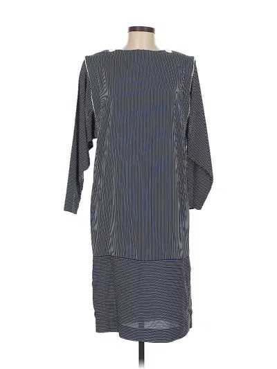 Pre-owned Liz Claiborne Casual Dress In Gray