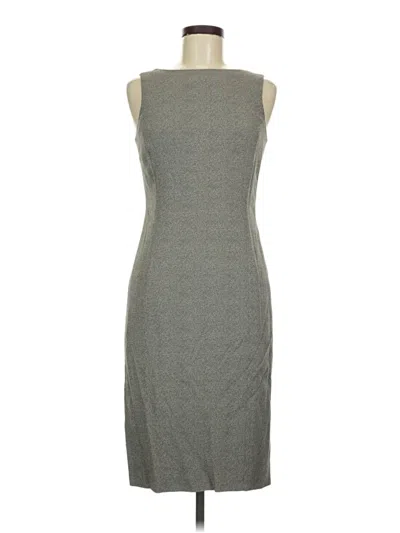 Pre-owned Liz Claiborne Casual Dress In Gray